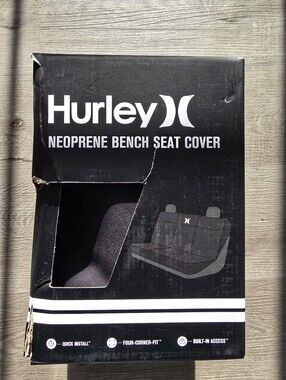 Hurley Black Neoprene Bench Seat Cover